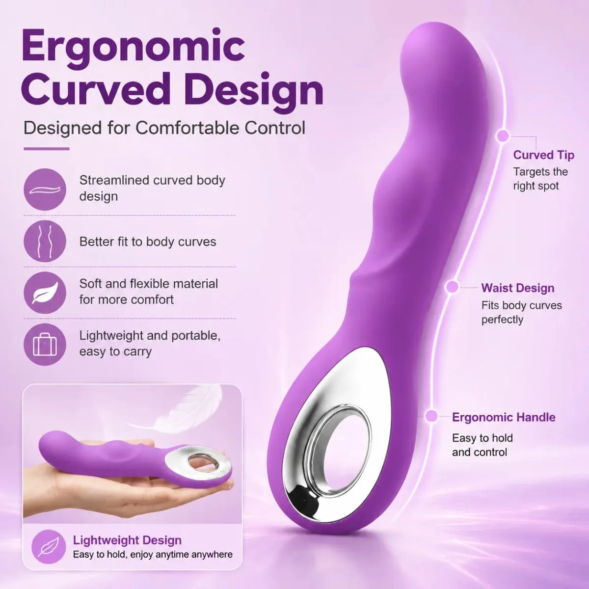 10 sebességes G Spot vibrátor AV varázspálca masszírozó vibrátor vibrátor kettős csikló stimulátor hüvelymasszírozó szexuális játékok 18 év feletti nőknek — image 3