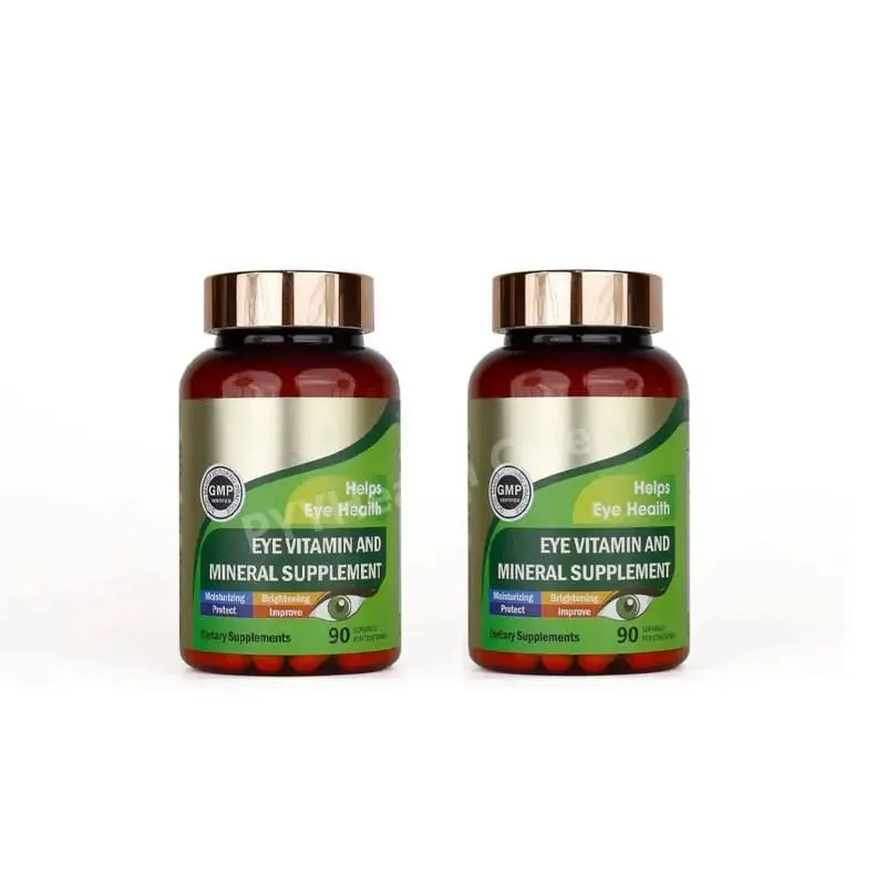 Lutein Eye Vitamins kapszula zeaxantin cinkkel Napi szem táplálék-kiegészítő Szemegészségügyi támogatás felnőtteknek 90 Count palack — image 8