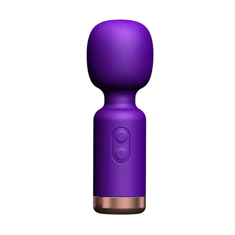 Mini Clitoral Stimulator AV Vibrator Wand with 10 Vibration Modes Portable Vibrating for G Spot Nipple Adult Sex Toy Massager — image 10