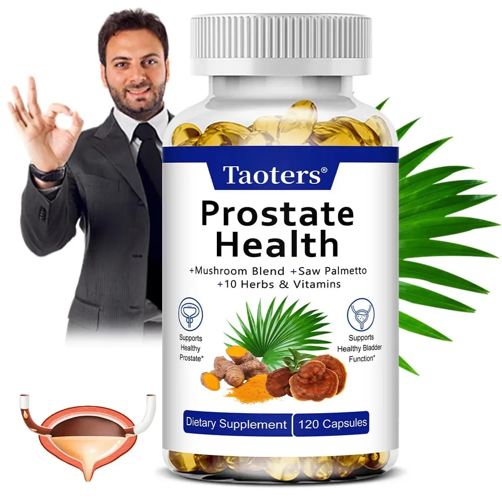 Οι κάψουλες Saw Palmetto με κιτρικό μαγνήσιο και ψευδάργυρο βοηθούν στη διατήρηση της υγείας του ανδρικού ουροποιητικού συστήματος και της υγείας του προστάτη — image 1