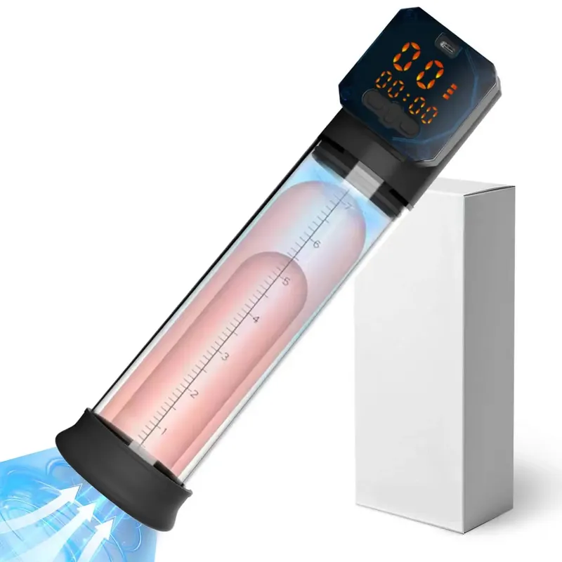 Elektromos férfi maszturbátorok péniszszivattyú vákuumszívó vibrátor 5 szívás 6 edzésmód vízálló digitális kijelző felnőtt szexjáték