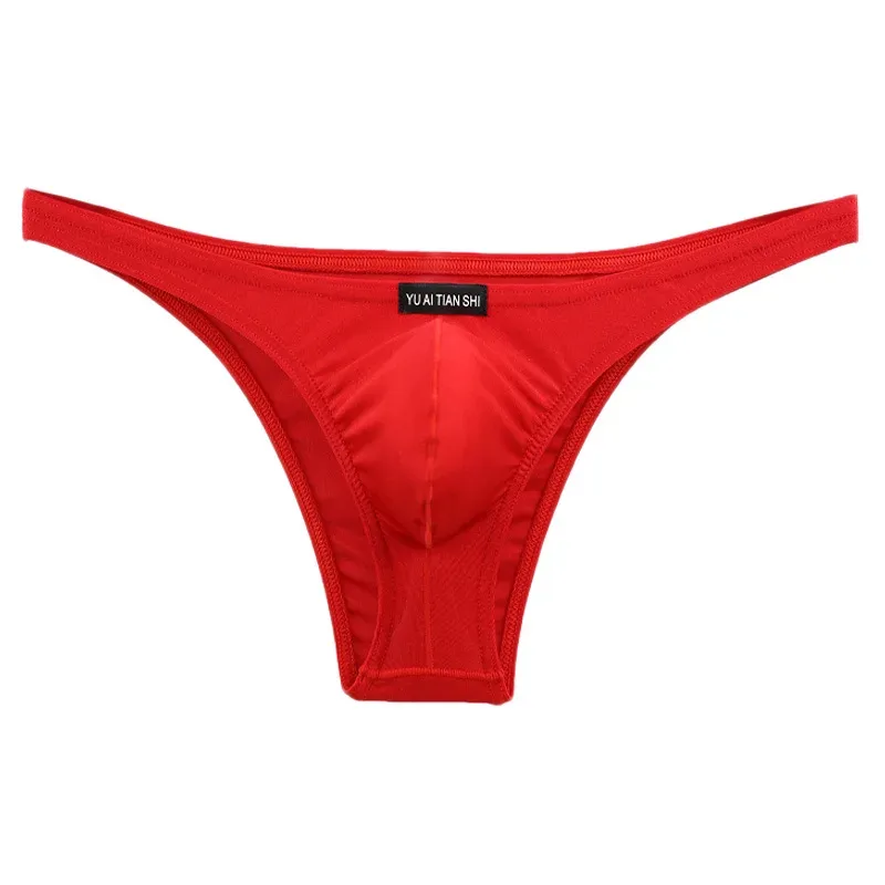 Sexy Underwear Panlalaki Briefs Low Waist Nylon Jockstrap Mini Briefs Bikini Shorts Jockstrap Cueca Underpants Jockmail — image 9