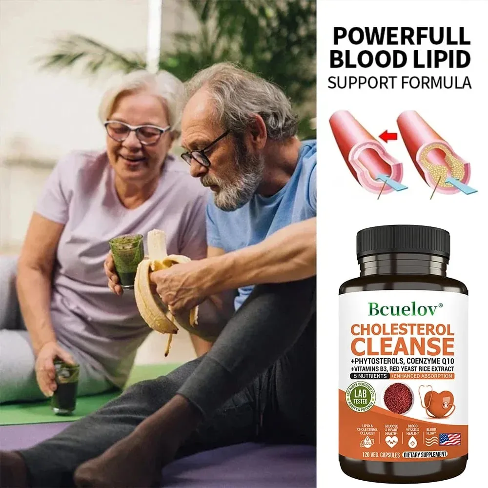 Cholesterol Cleanse Supplement - Helps Lower Cholesterol Levels and Promotes Healthy Cardiovascular and Arterial Circulation — image 4