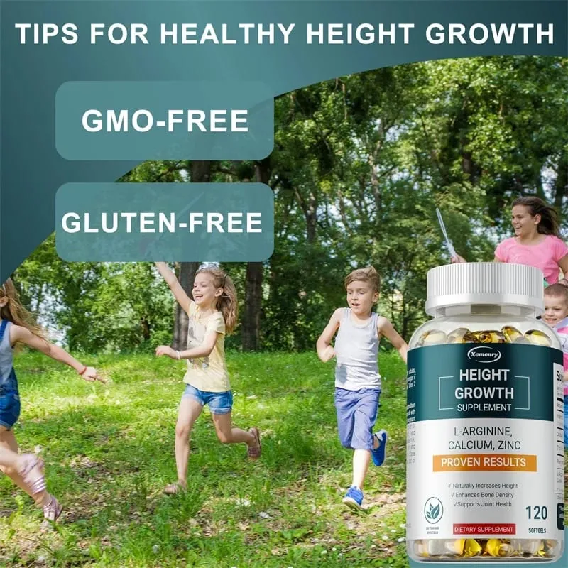Height Growth Supplements - Bone Strengthening and Growth Promotion for Children Teens and Adults