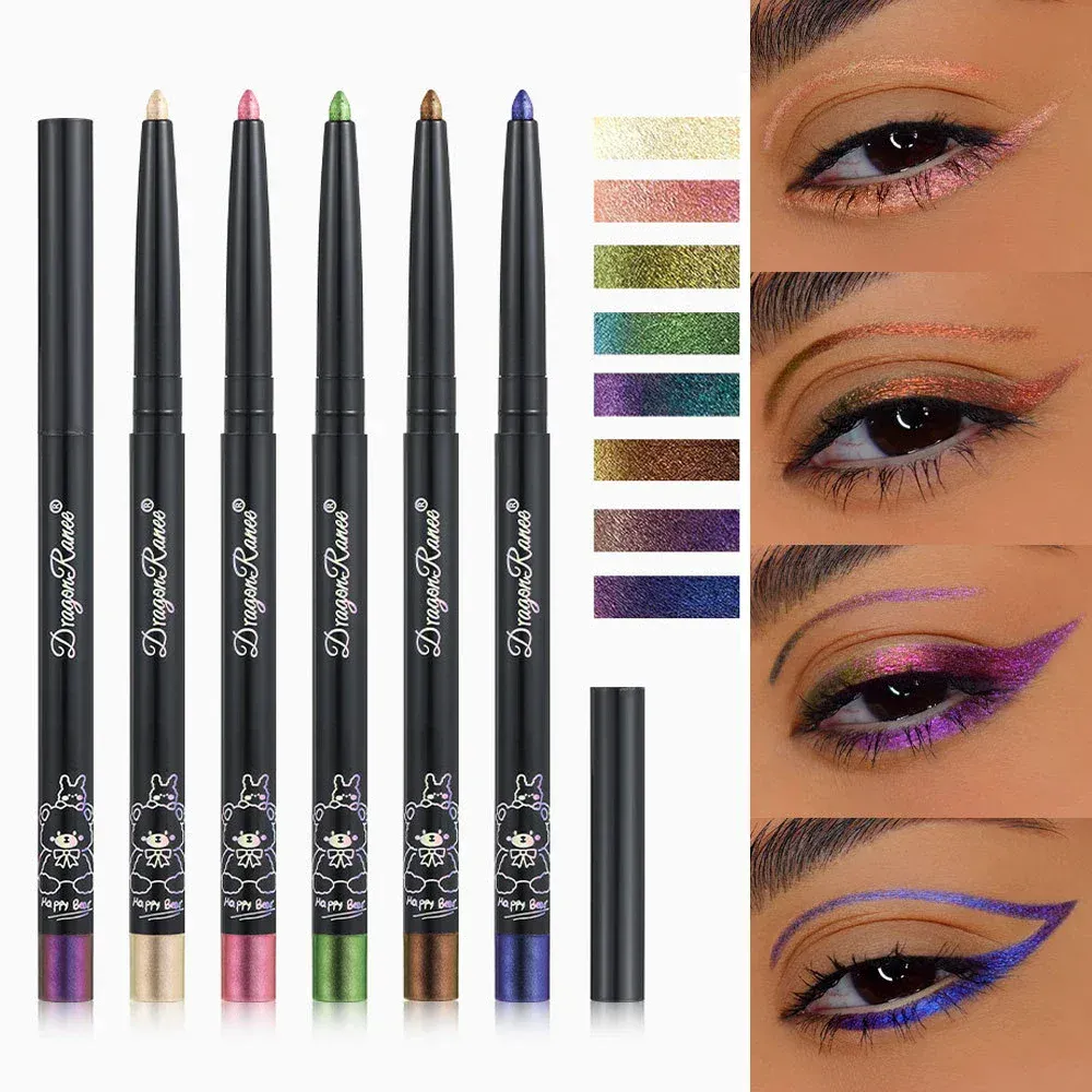 Chameleon Eyeliner Gel Στυλό Αδιάβροχο Chameleon Eyeshadow Pencil Long Wear MultiChrome Eyeliner Glitter Highlights Μακιγιάζ ματιών — image 3