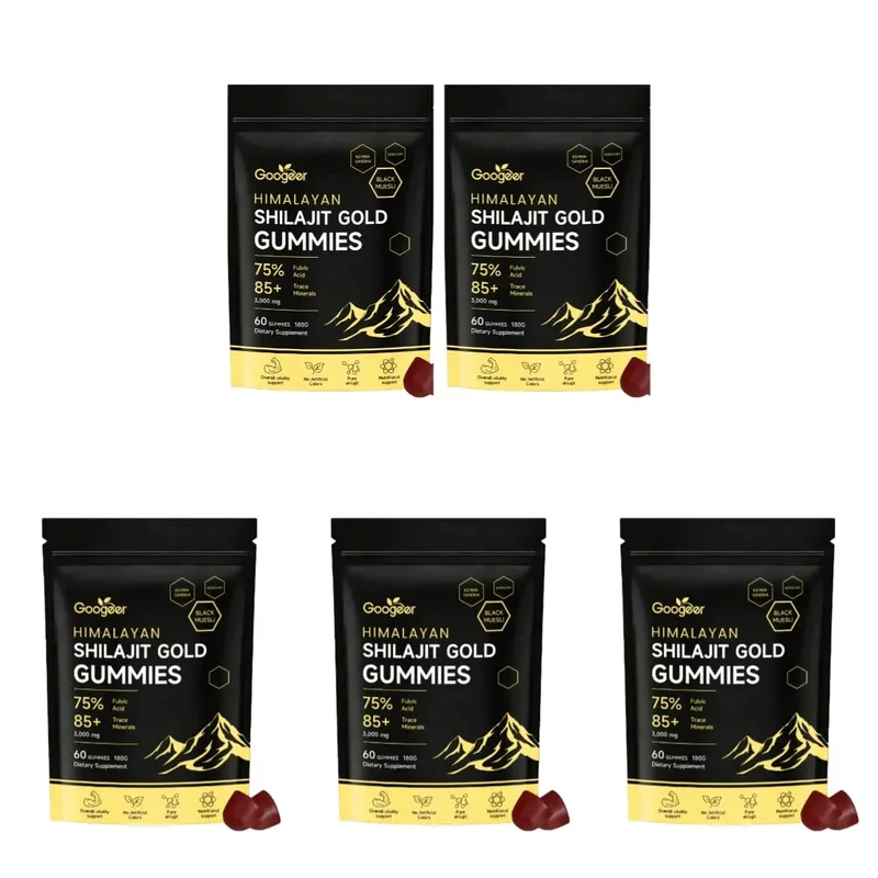 Himalayan Shilajit Gold 60 Gummies Minerals Formula Supports Energy Boost & Body Vitality Natural Nutritional Dietary Supplement — image 11