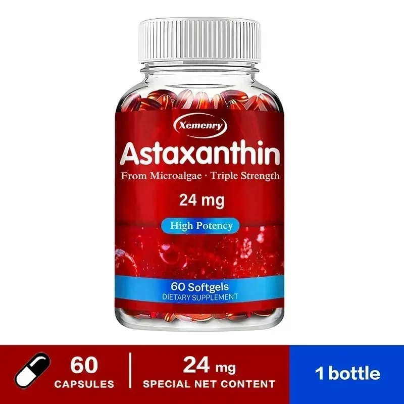 Astaxanthin 24 Mg - Promotes Cardiovascular Health Accelerates Metabolism Maintains Eye Joint and Skin Health Antioxidant — image 10