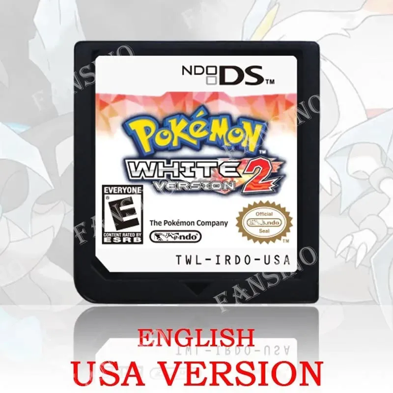 (USA EUR AUS) Pokemon Black White 1/2 Έκδοση Υψηλής Ποιότητας Αυθεντικό 1:1 Replica DS Video Game Cartridge For DS 2DS 3DS Console — image 9