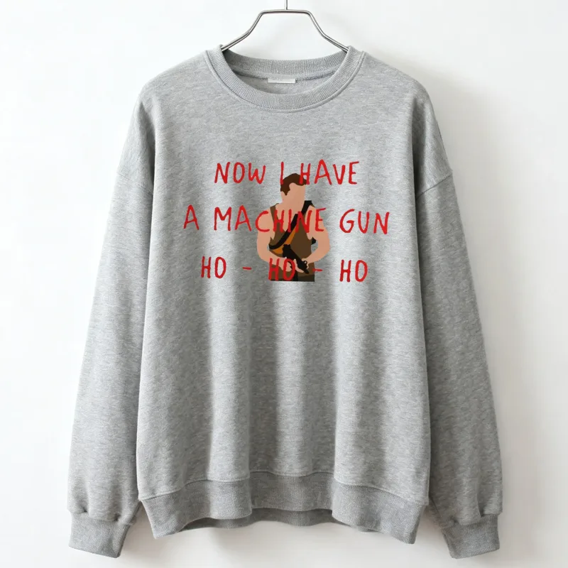 Nu har jag ett maskingevär Die Hard Mclane Naktomi Plaza Unisex Jumper Sweater Herr Dam Nyhet i Tröjor & Sweatshirts Pullover — image 4