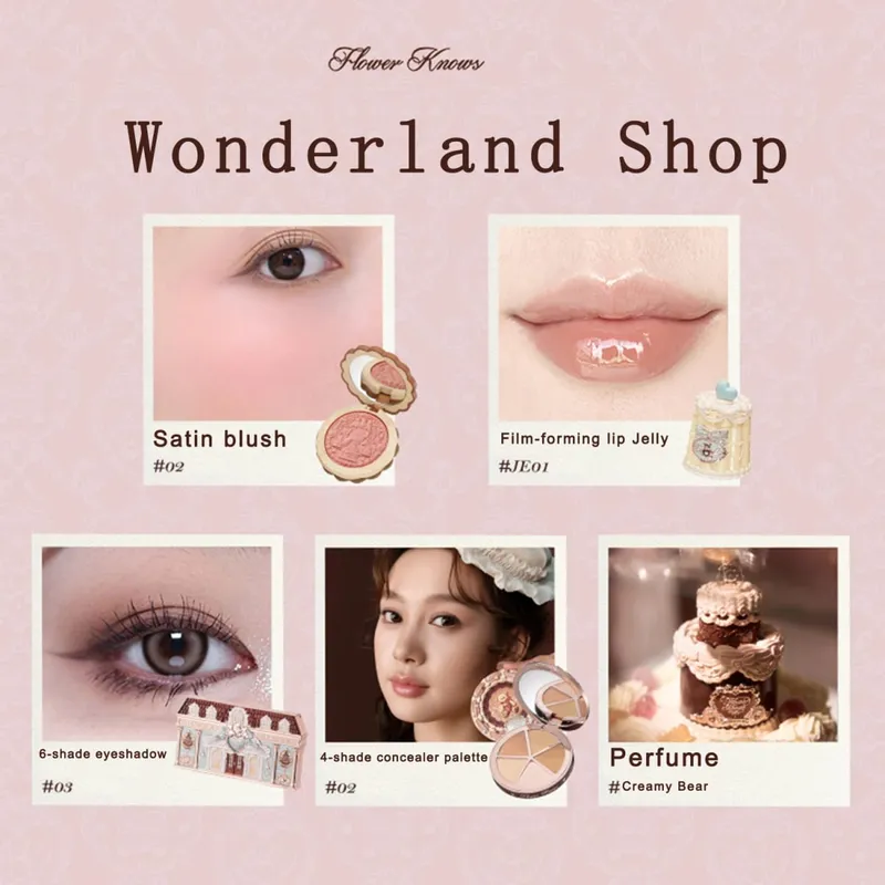 New Arrive Flower Knows The Sweetie Bear Collection Mini Setting Powder Cookie בושם וג'ל ועיפרון גבות כפולים — image 15