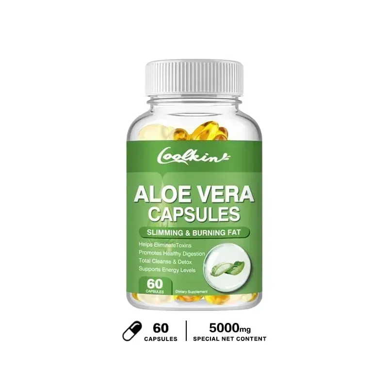 Aloe Vera Extract Capsules - Supports Intestinal Digestive and Immune Health Relieves Constipation and Balances Stomach AcidSu — image 8