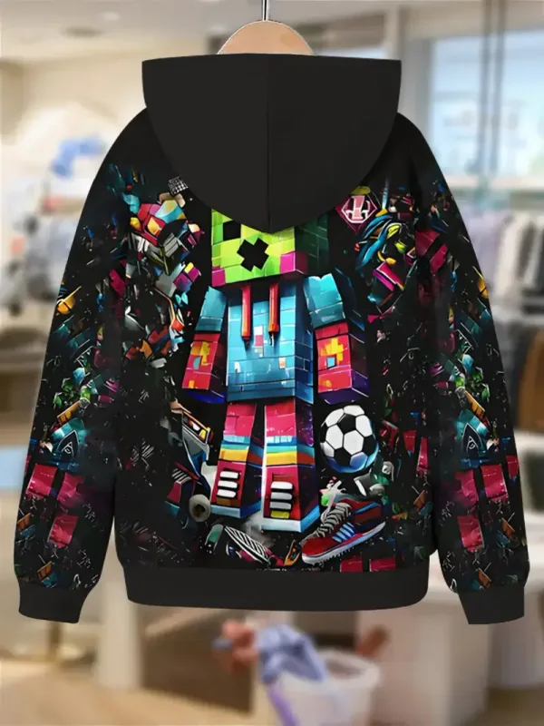 New 3DPrint Animal Graphic Hoodies For Man Sweatshirt Hrajuku Street Fall Casual Long Sleeves Y2k Men Clothing Menswear Clothing — image 3