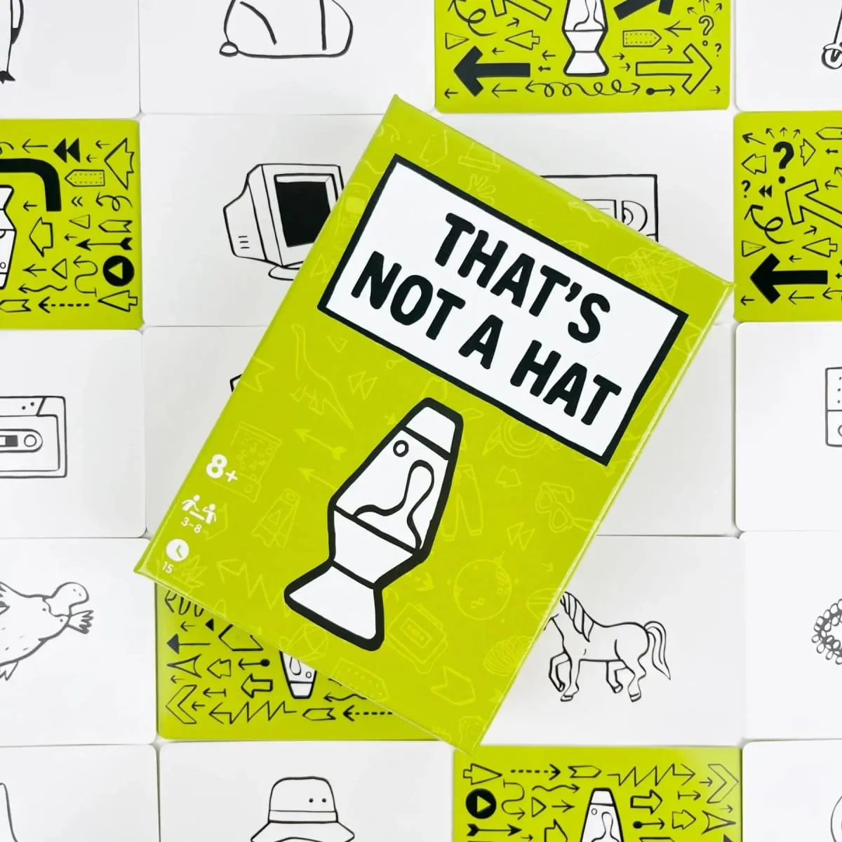 That’s Not a Hat 1-3 Board Game Party Game Set Bluff & Memory Card Game for 3–8 Players 110 Illustrated Cards & Rulebook — image 3