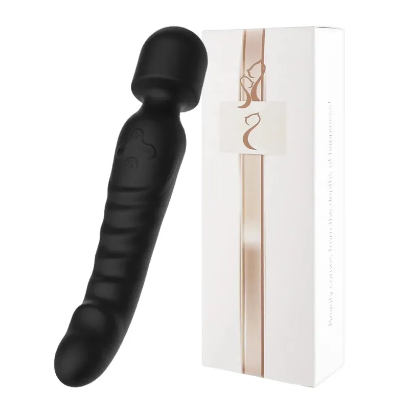 Magic AV Wand Powerful G Spot Vibrators Female Clitoris Stimulator Heating Dildo Massager Masturbation Adult Sex Toys for Women