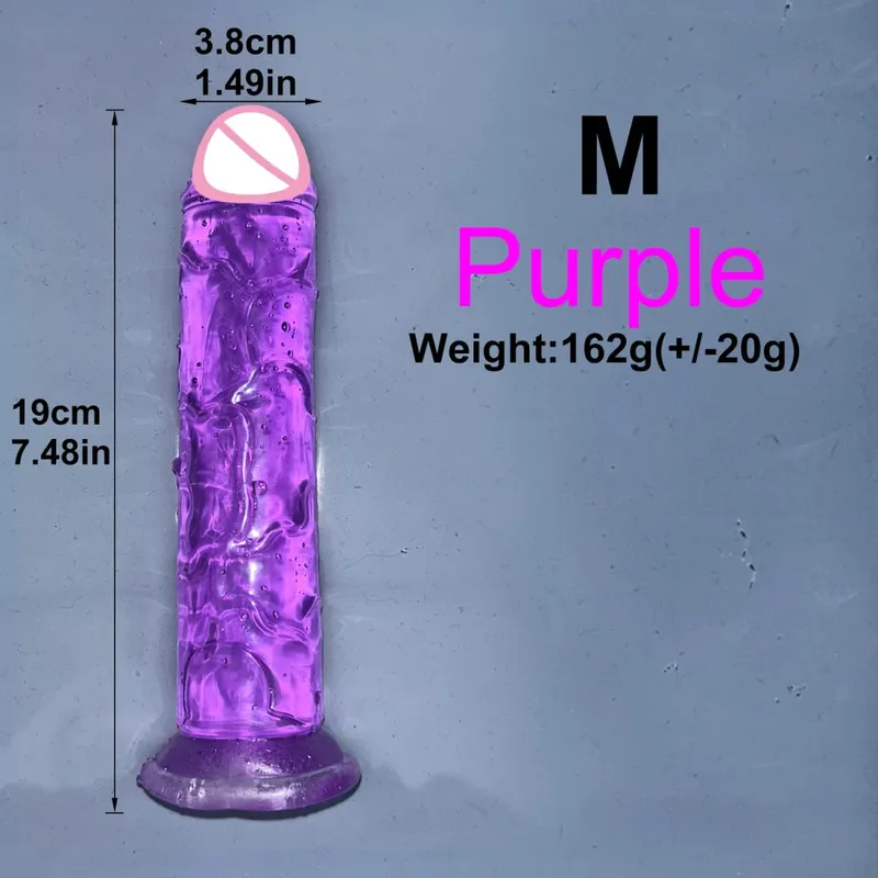 Olcsó 5 színű kis átlátszó vibrátor tapadókorong Jelly Dick női erotikus anális szex játékok Puha klitori hüvelyi maszturbátorok pénisz — image 14