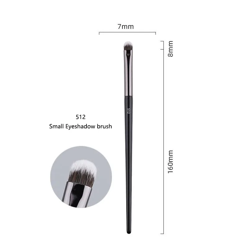 1pc Pro pinceaux de maquillage fond de teint poudre ventilateur maquillage brosse Contour 3D pointillé fard à paupières correcteur angle sourcils ombre outils