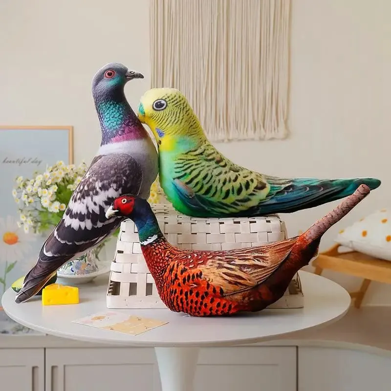 Rooster plüssdobó párna Élethű 3D nyomtatás Puha pihe-puha kényelmes párna irodai székhez dekor pihenőpárna dolgozóknak