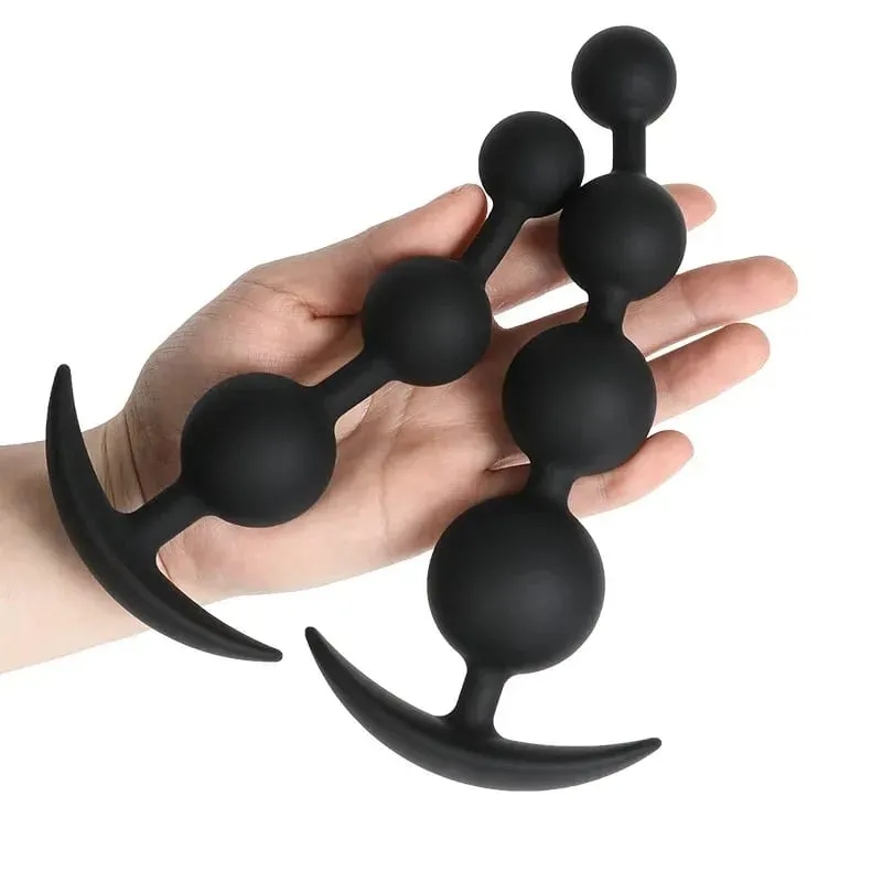 Bdsm Silicone Big Anal Plug Πρωκτικές χάντρες Πρωκτός Αυνανισμός Πισινό Βύσματα Ερωτικό φλερτ Παιχνίδια σεξ Μασάζ προστάτη για ζευγάρια άντρες γυναίκες — image 5