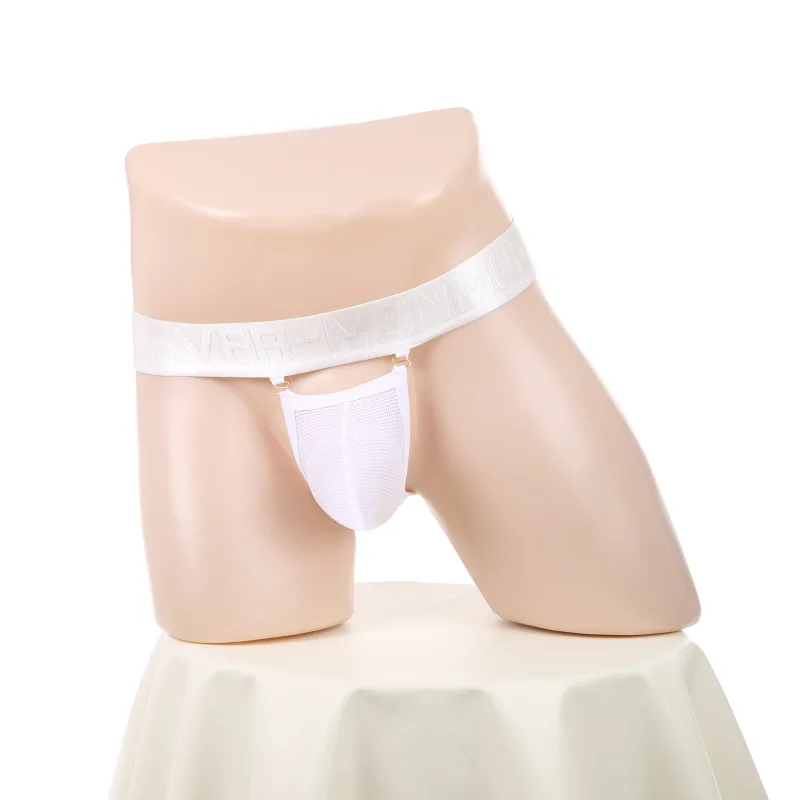 Mesh Underwear Men Sexy Briefs Buckle Bulge Pouch See‑Through Underpants Male Sheer Lingerie Panties — image 18