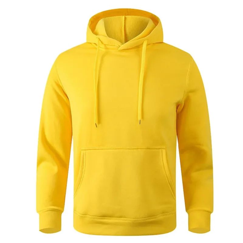 Men's Soft Loose - Fit Fleece Pullover Hooded Sweatshirt na May Mga Pocket Para sa Malamig na Araw — image 12