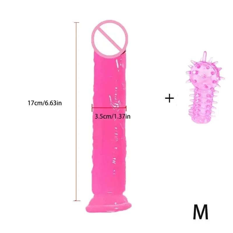 Pink Soft Realistic Dildo With Suction Cup Gode Consolador Big Penis Silicone Anal Adult Sex Toys Dilldo Plugs For Women Lesbian — image 11