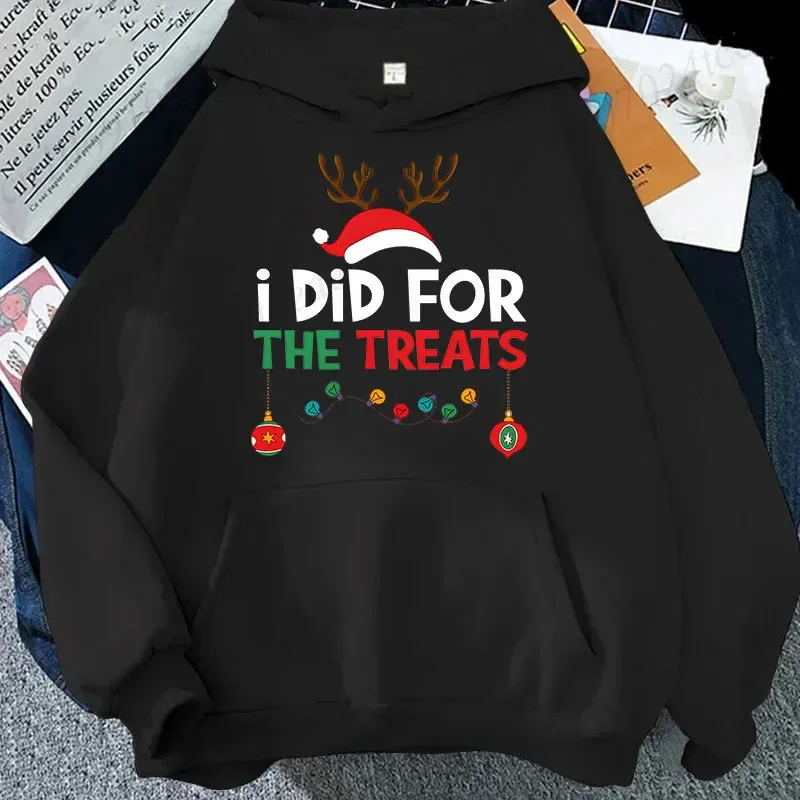 Par julmatchande huvtröjor Set I Don't Do Matchande juldräkter Tryck Sweatshirts Jul Familjefest Matchande toppar — image 16