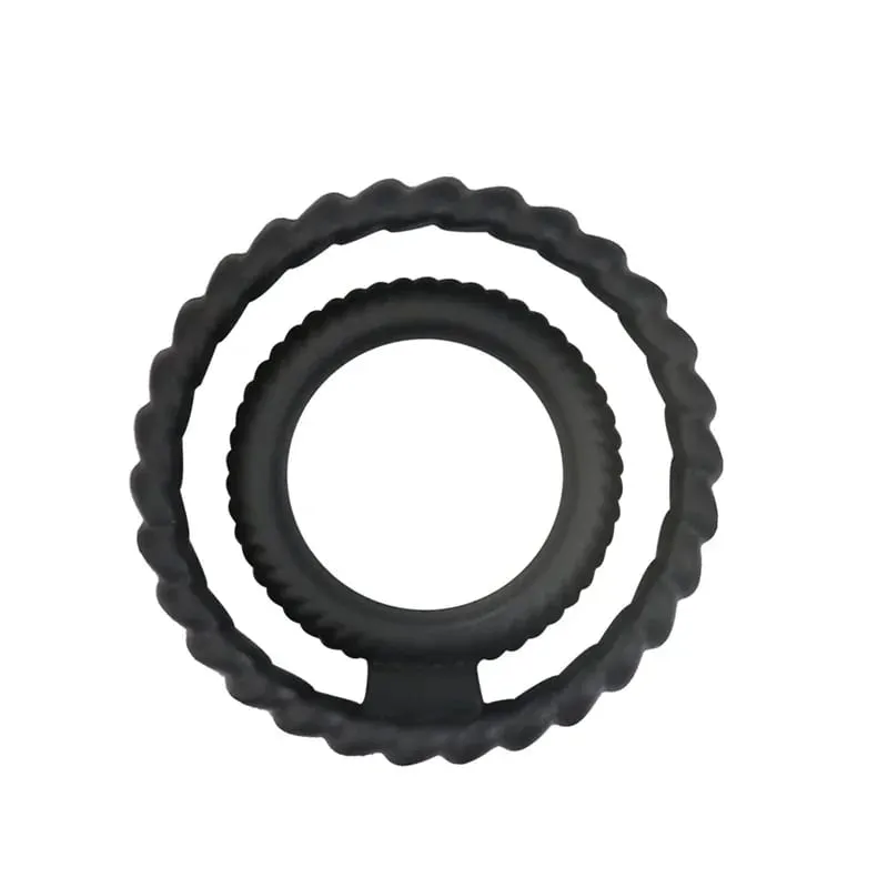 3 Pcs/Set Cock Ring Delay Ejaculation Adult Toys For Men Dick Enlargement Silicone Penis Ring Male Sex Toys Stronger Erection — image 8