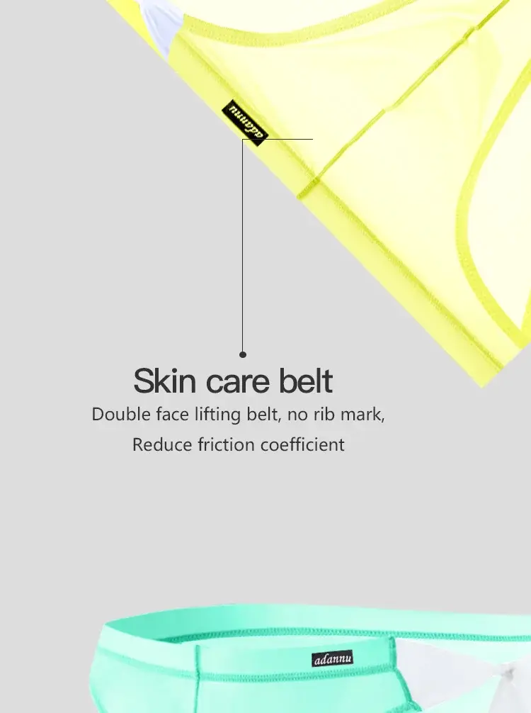 1PCS Mens Sheer Mesh Bikini Briefs Bright Yellow See Through Fabric Decorative White Bow U Convex Pouch Low Rise Male Underwear — image 3