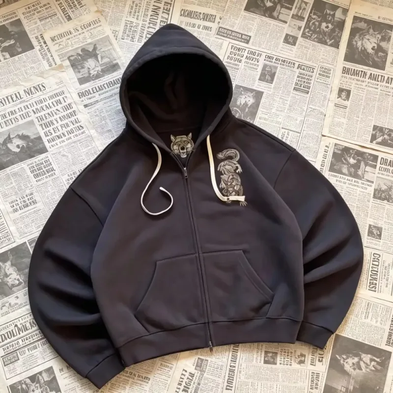 Vintage urso impressão hoodie masculino retro verde xadrez remendo pulôver moletom com capuz casual streetwear manga longa feminino hoodies topo