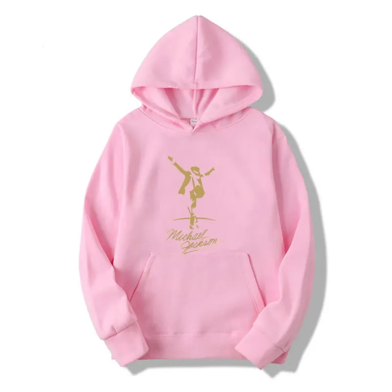 Moletons masculinos Michael Jackson Gold
