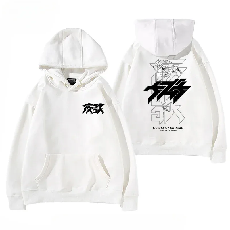 Y2K GECENİN anime ÇAĞRISI NAZUNA Nanakusa Komik Kapüşonlu Hip Hop Baskılı Sweatshirt Poleron Hombre Sokak Giyimi Harajuku Eşofman Takımı — image 25