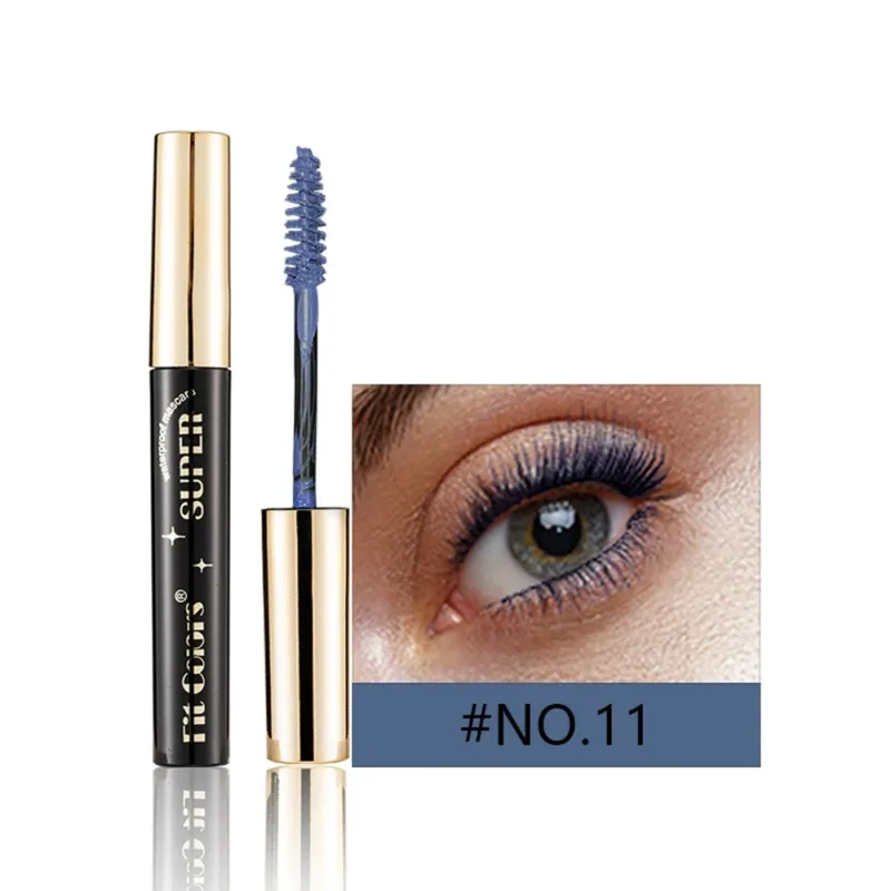12 Colors Colored Mascara Waterproof Long-lasting Volumizing Curling Non-flaking Rainbow Eye Makeup Purple Blue Pink Green Red — image 19