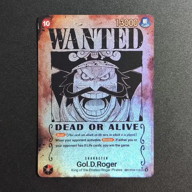 Proxy ONE PIECE CARD Luffy Shanks ACE Roger Teach Kaido Κάρτα χαρακτήρων Ζητείται Alternate Art English Collection Κάρτες Anime