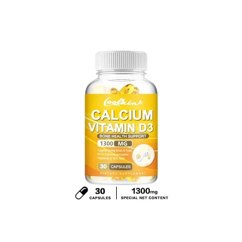 A kalcium + D3-vitamin elősegíti a csontok egészségét és az immunrendszer támogatását, javítja a karbonát felszívódását Étrend-kiegészítő — image 8