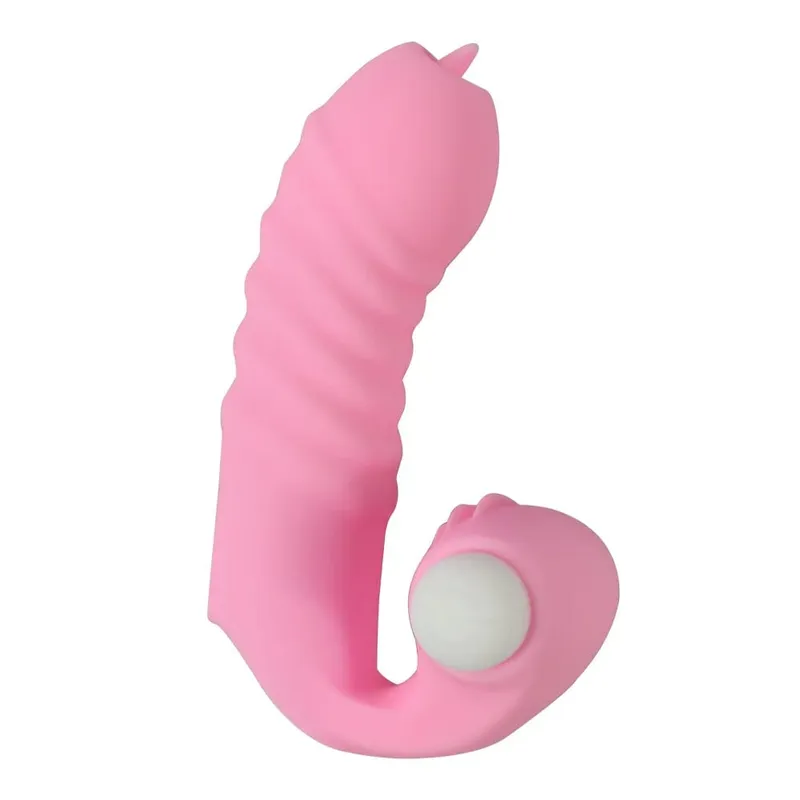 Finger Sleeve Vibrátor Női Maszturbátor Klitorisz Nyelvnyalásra serkentő Hüvelymasszírozó Erotikus szexjátékok Női Termékek — image 9