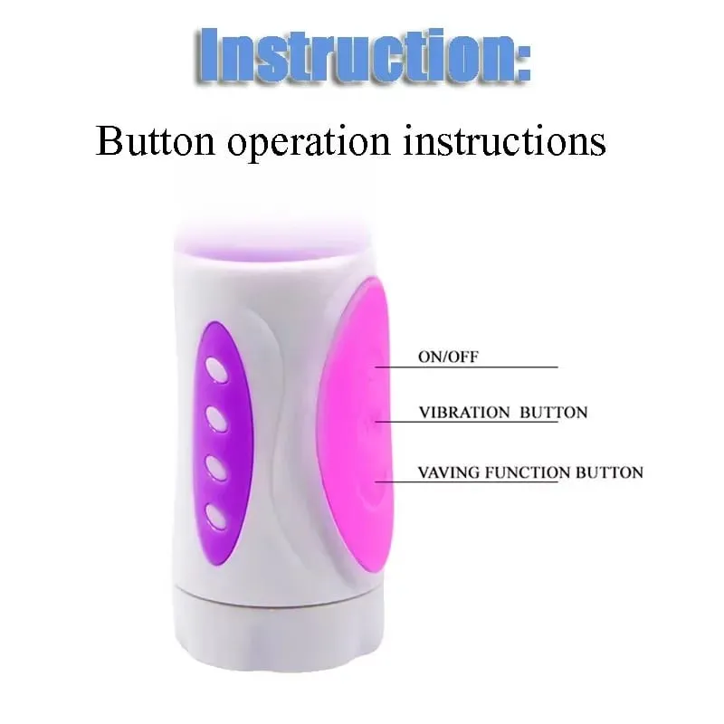 Silicone Rabbit Vibrator 3-in-1 G-Spot Clit Anal Beads Stimulator 10 Modes Thrusting Vibrating Sex Toy for Women — image 3