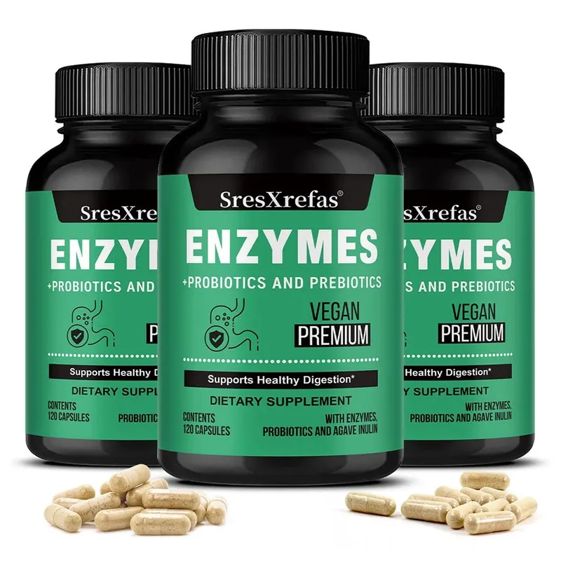 Probiotic Prebiotics & Digestive Enzymes Capsules Colon Cleanse & Detox Supports Gut Health Digestion & Balance Gut Bacteria — image 7