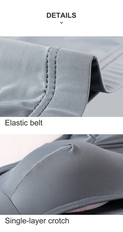 Ice silk underwear men's shorts summer breathable ultra-thin low waist trend personality SAO small triangle underwear bottom — image 23