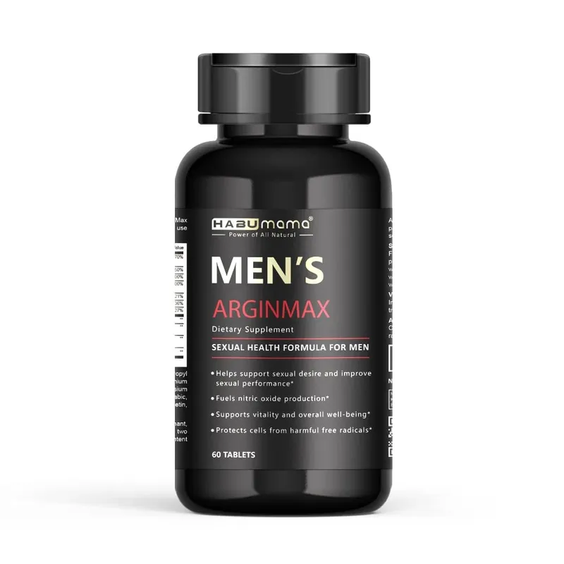 L-Arginine Male Enhancing Supplement for Performance Endurance and Muscle Strength and Endurance Non-GMO 60 Tablets