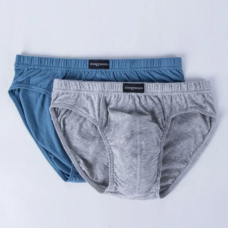 Cuecas de algodão para homens cuecas masculinas calcinha calcinha shorts sexy cuecas em tamanhos xl a 6xl 2/3/4/5 pçs/lote — image 9