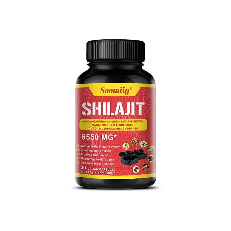 Tiszta Himalájai Shilajit kapszula – Támogatja a csontok és ízületek egészséges öregedését, javítja az állóképességet és az izmok helyreállítását