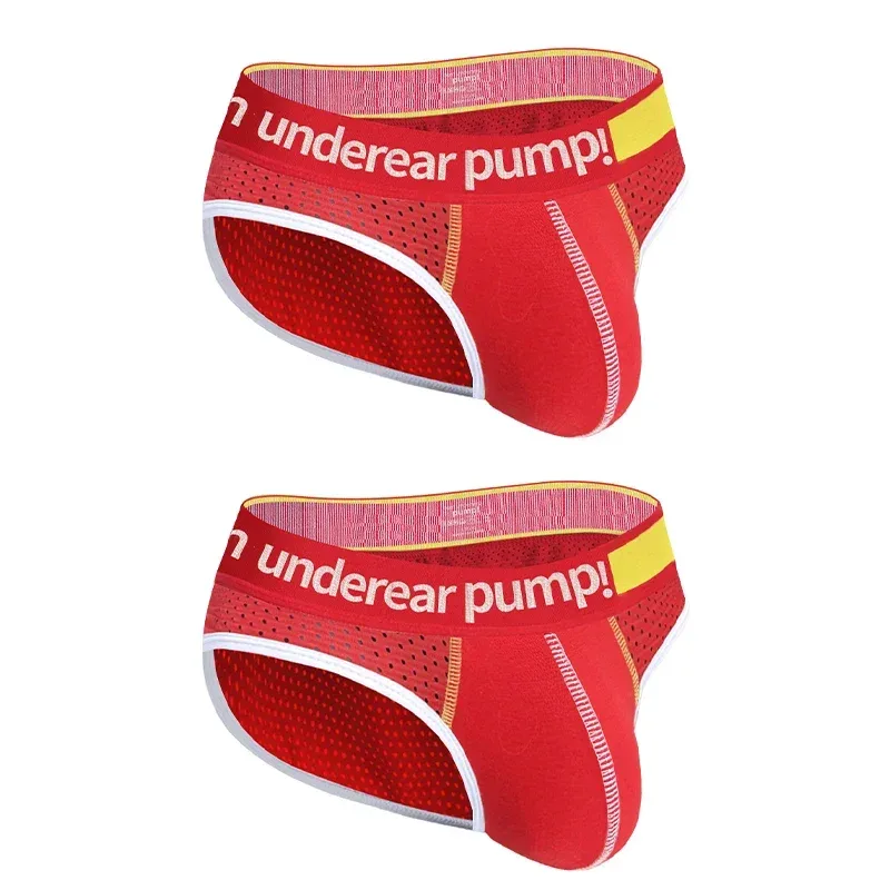 Cueca masculina de malha emagrecedora, cintura baixa, bolsa convexa em u, cintura elástica, respirável, cueca jockstrap colorida — image 34