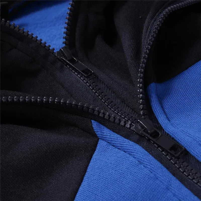 Rc Le sweat-shirt à capuche à rayures multicolores pour hommes convient à la veste à capuche de printemps et d'automne — image 6