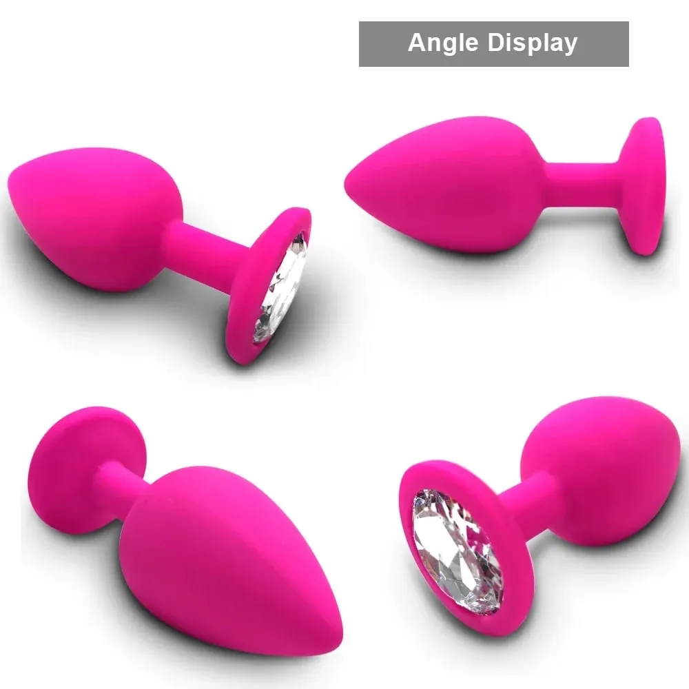 4pcs Soft Silicone Anal Plug Mini Erotic Butt Plug for Anal Toy Beginner Prostate Massager Sex Toy for Men Women Gay Couples — image 3