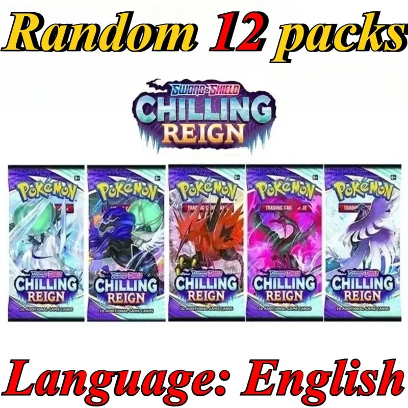 10 πακέτα καρτών Pokémon Bright Stars 151 Prismatic Evolutions PALDEAN FATES English Reinforcement Battle Δώρο κάρτα συναλλαγής — image 13
