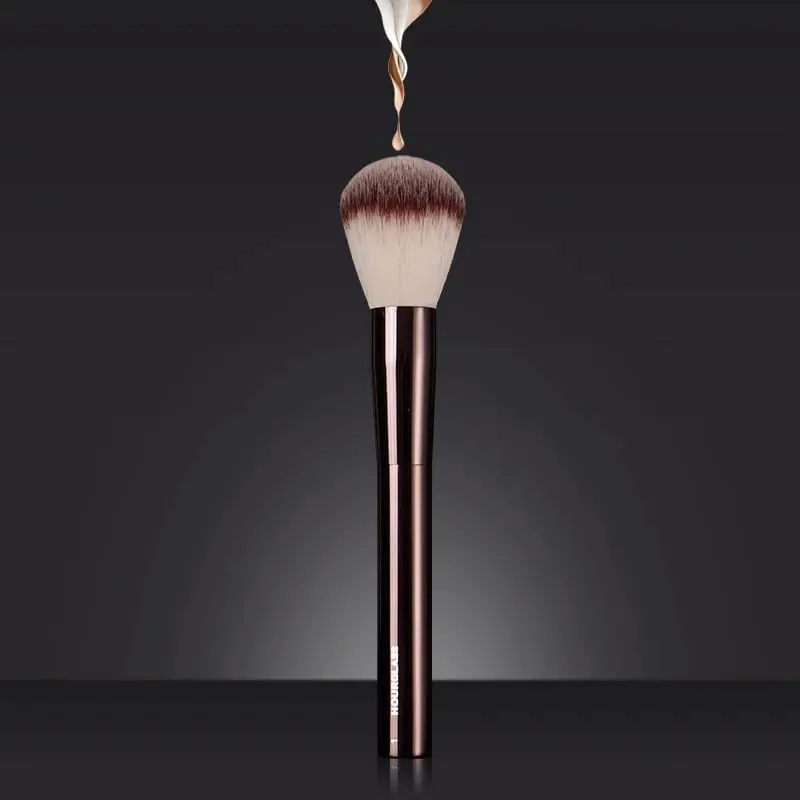 Grands pinceaux de maquillage en poudre, pinceau de maquillage pour Contour, outil cosmétique professionnel exquis, poignée en métal avec boîte, 1 pièce #1 — image 6