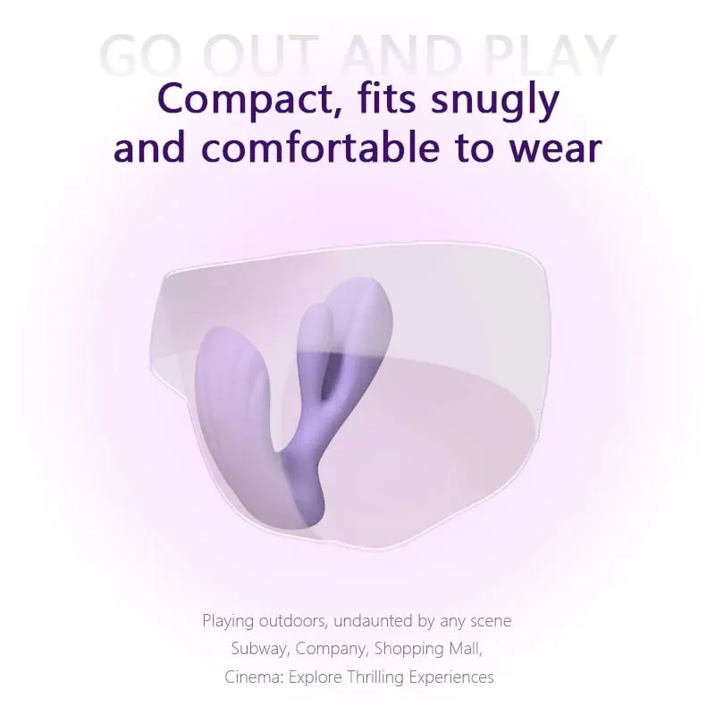 Wearable G Spot Vibrator for Women APP Τηλεχειριστήριο 10 Δόνηση 3 Τρόποι περιστροφής Κλειτορική διέγερση Γυναικείο σεξουαλικό παιχνίδι οργασμού — image 3