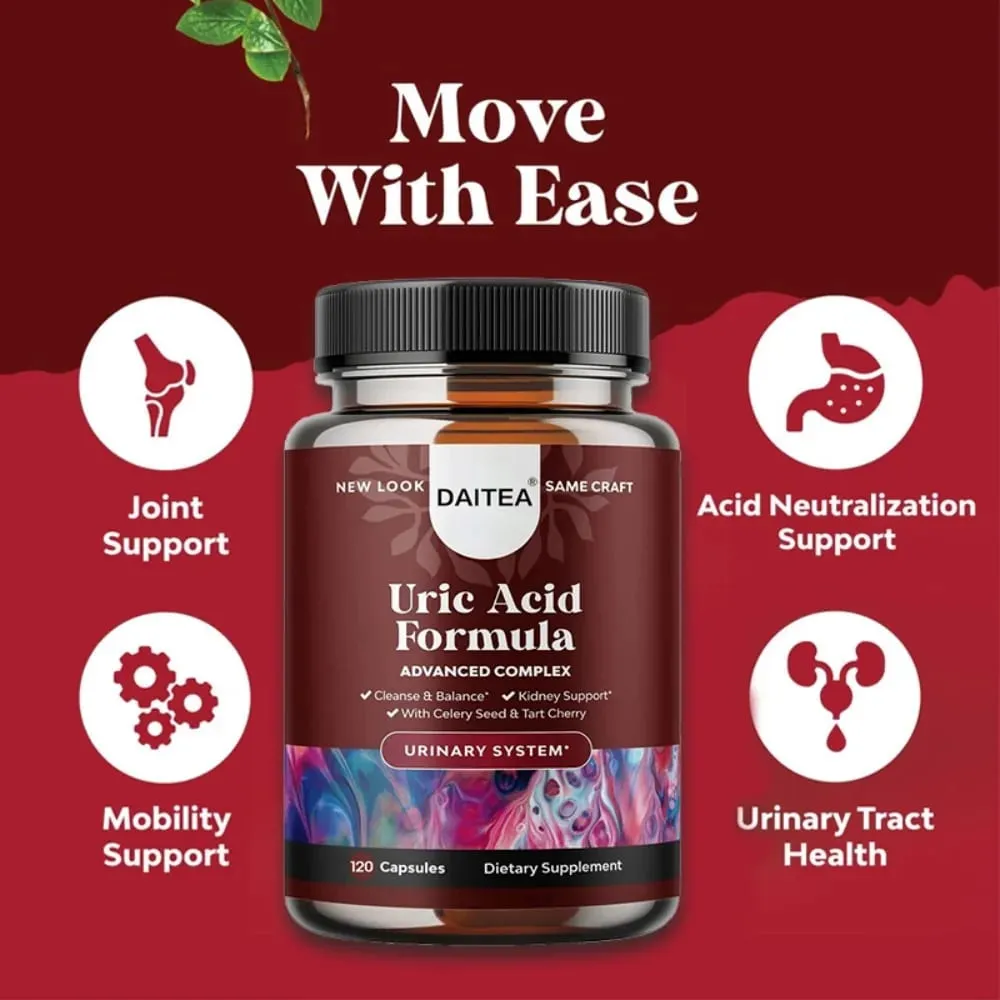 Uric Acid Formula - Kidney Cleanse Uric Acid Support Joint Supplement and Improves Immunity Supplement
