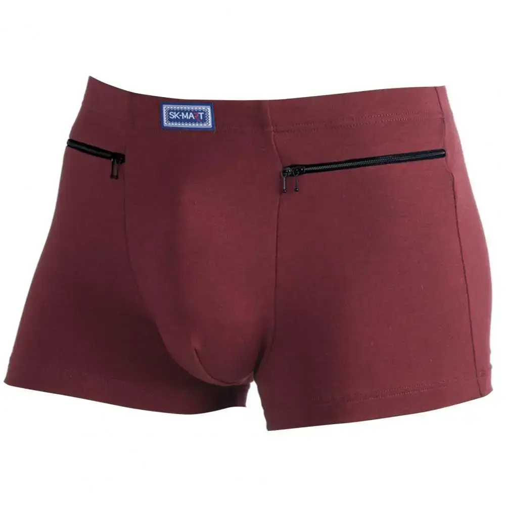 Panlalaking Kasuotang Panloob na Panlaban sa Pagnanakaw Brief Boxer Panty Walang Seamless Elastic Panties na Panlalaki Cotton U-Bump Panlalaki Shorts Briefs Pang-araw-araw na Kasuotan — image 3