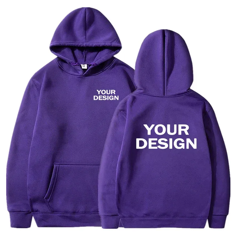 Impressões personalizadas hoodies femininos soltos casual wear cor sólida hoodies manga longa com capuz personalidade streetwear camisolas — image 12